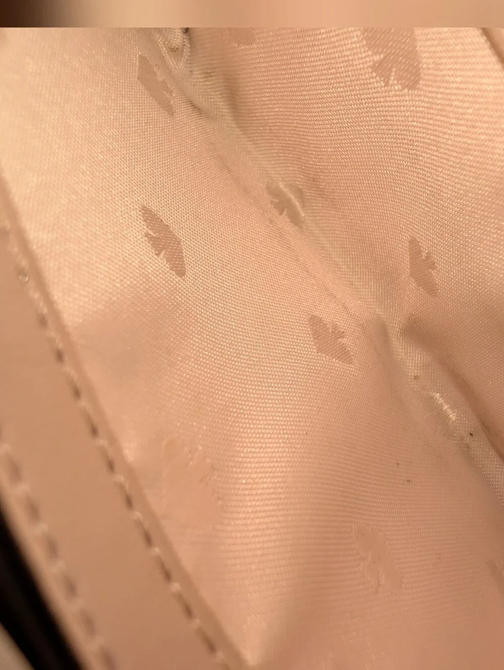 Kate Spade Medium Bifold Glitter Wallet Rose Gold VGC